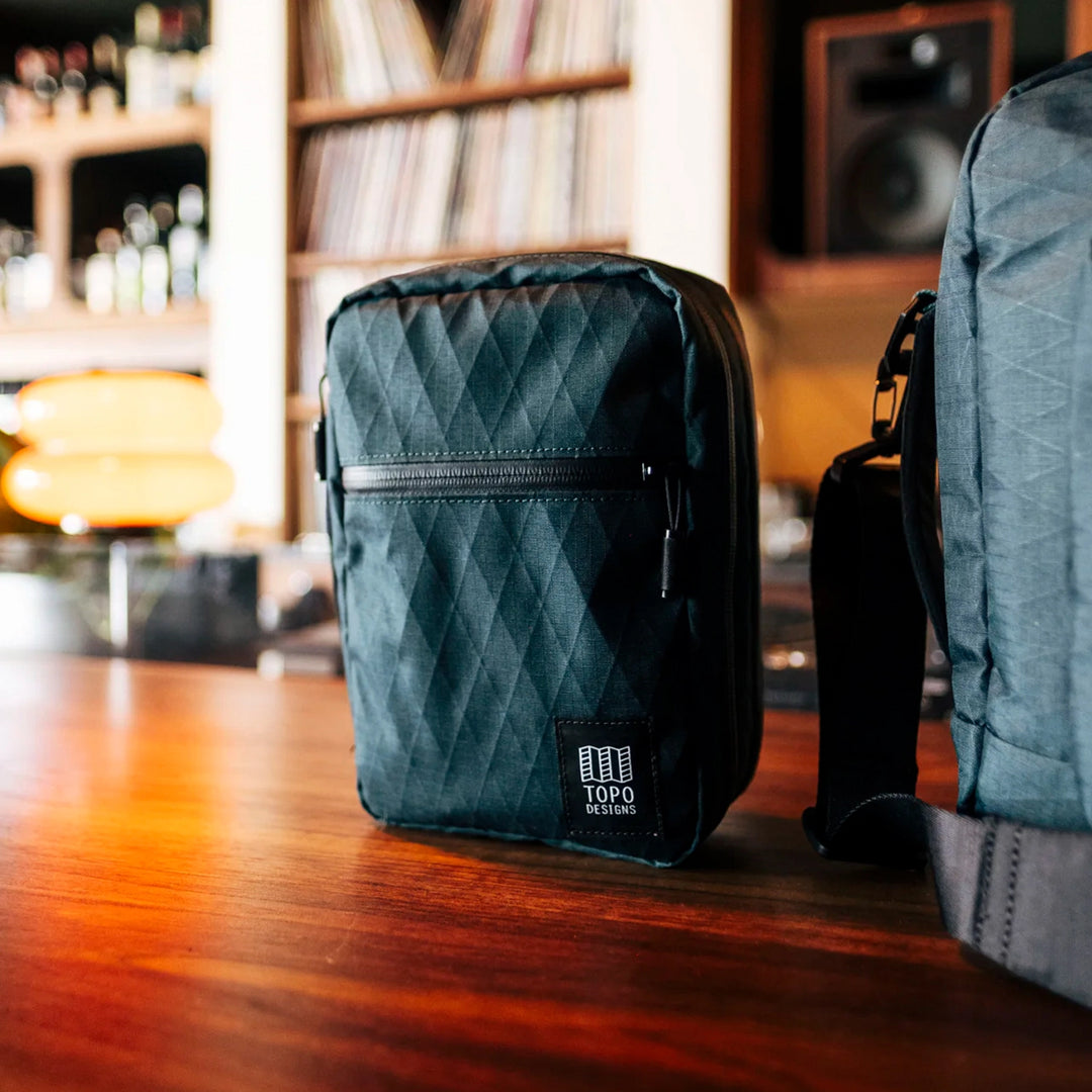 Topo Designs Global Pro Tech Case Backpacks and Bags for travel, everyday, outdoors, in use
