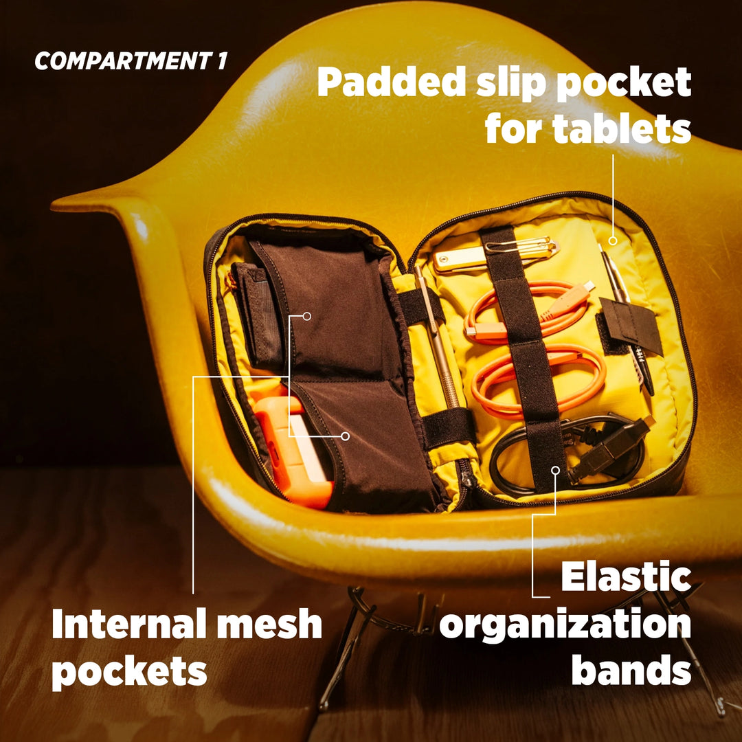 Topo Designs Global Pro Tech Case Backpacks and Bags for travel, everyday, outdoors, in use