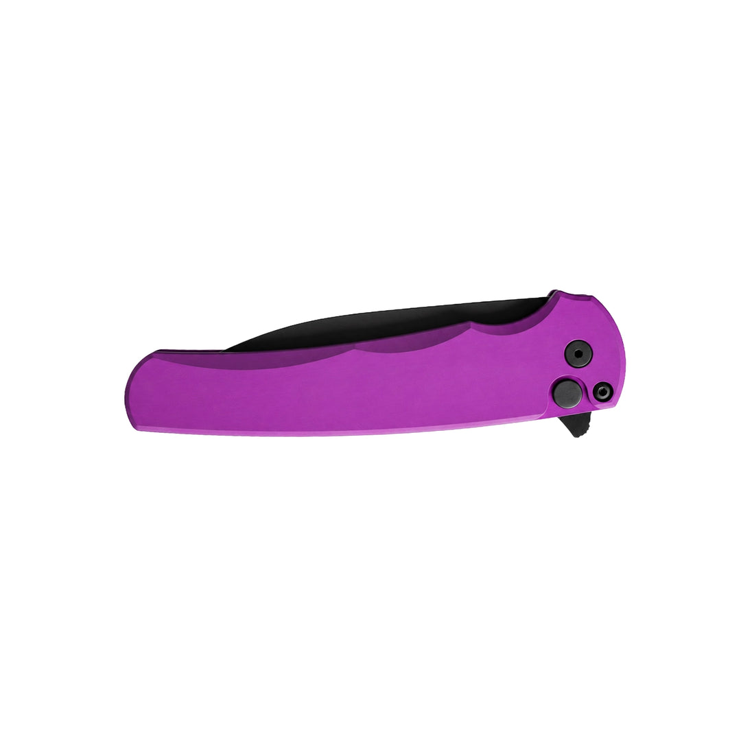 Pro-Tech Malibu 5303 Purple Handle Black Wharncliffe