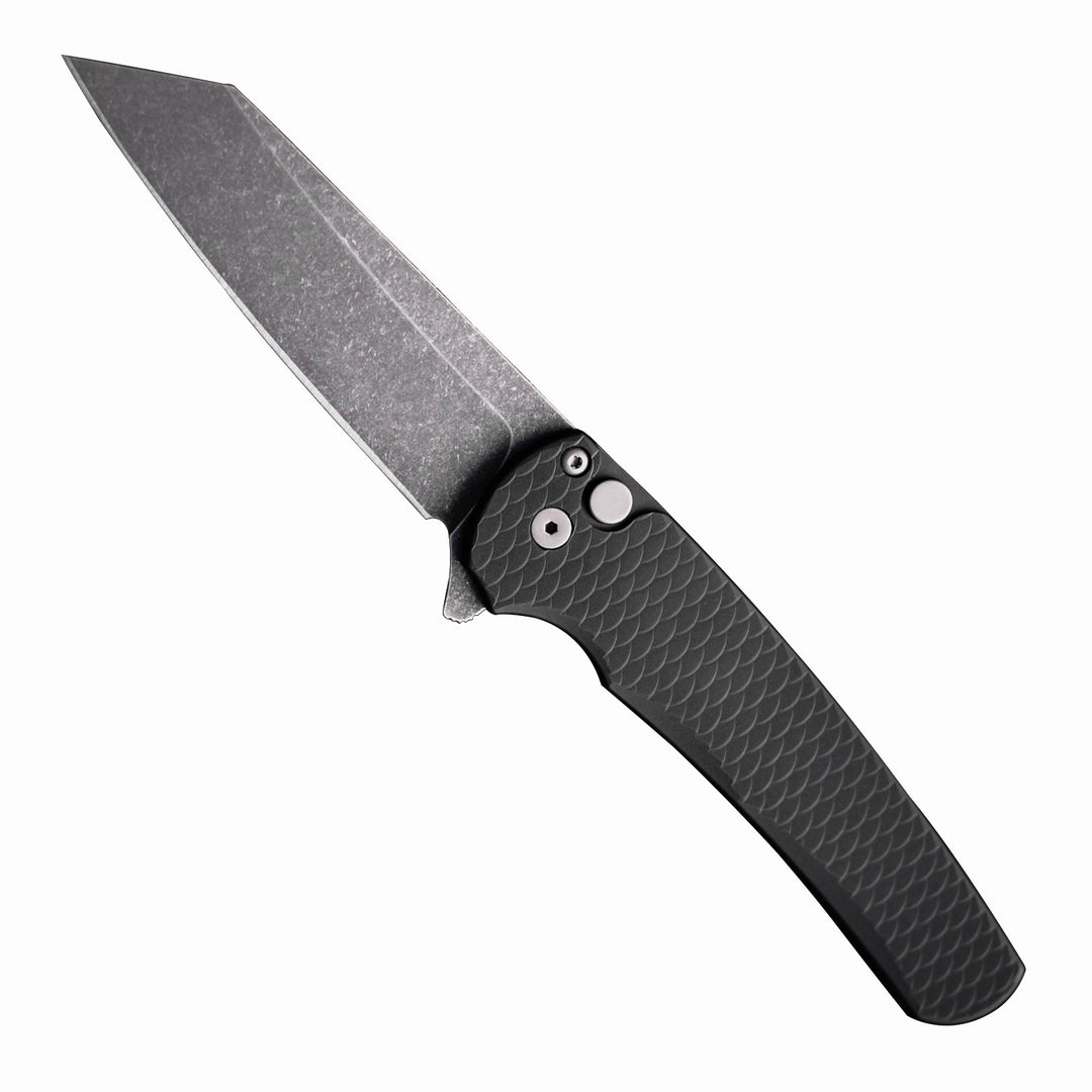 Pro-Tech Malibu Black Dragon Scale 5435 — Magnacut Stonewash Folding Knife