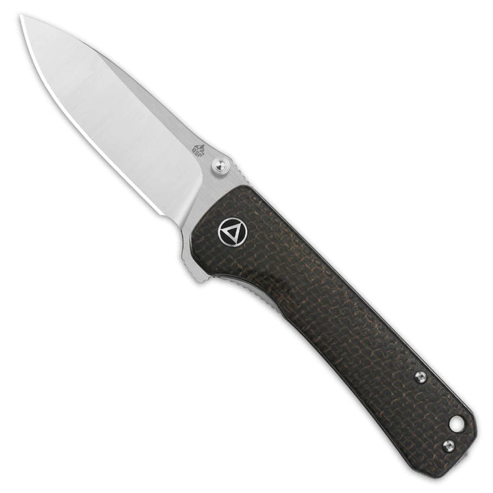 QSP Hawk Micarta Liner Lock Folding Knife