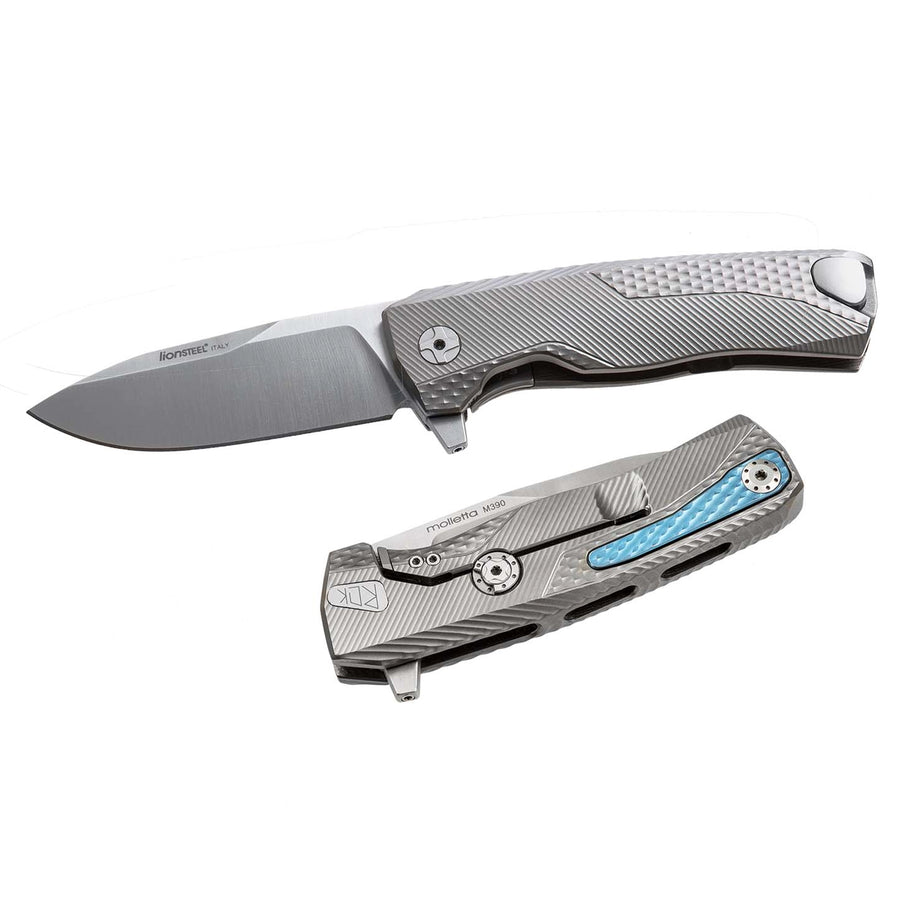 LionSTEEL ROK Titanium Framelock - Open Box Folding Knife molletta
