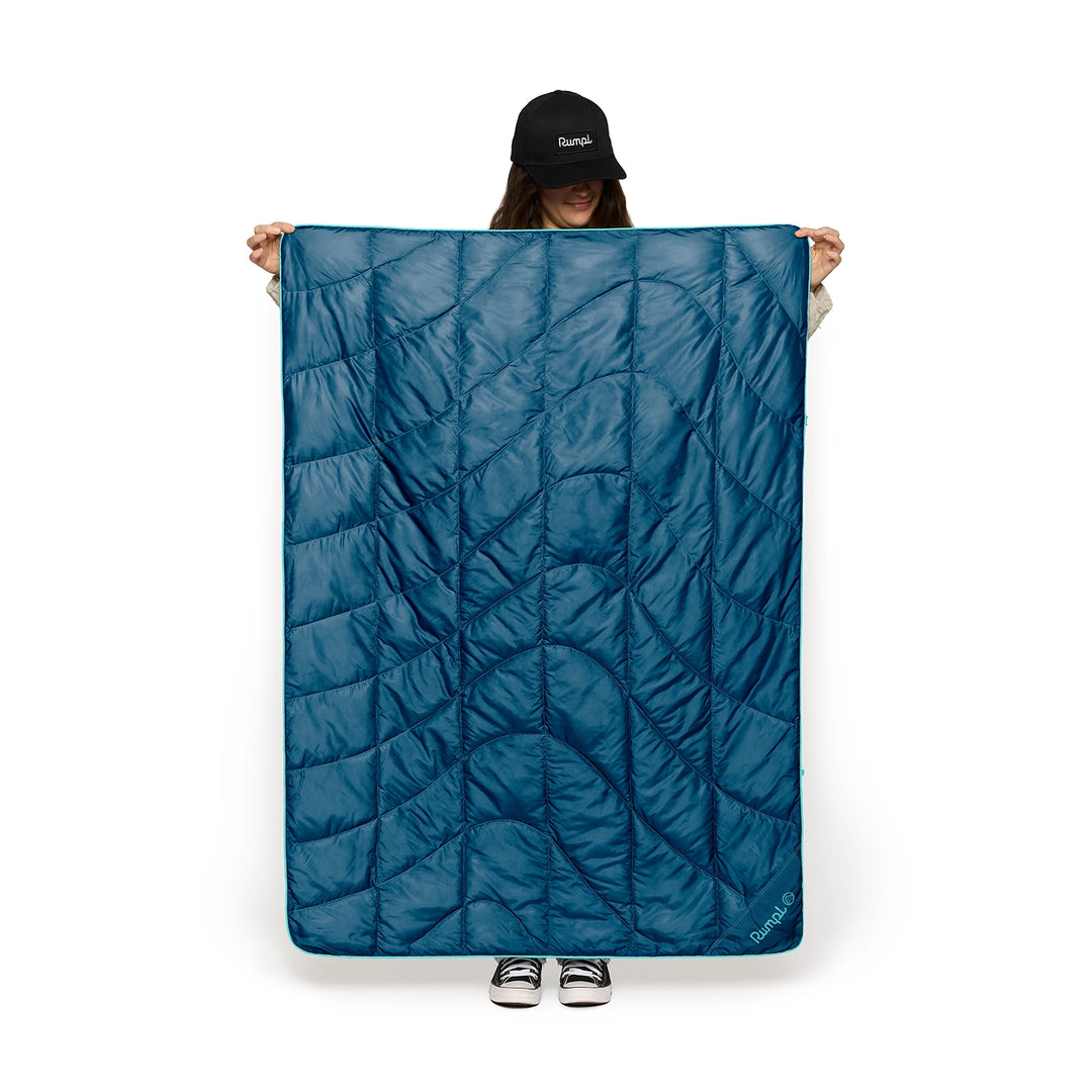 Rumpl Travel Puffy Blanket Deepwater