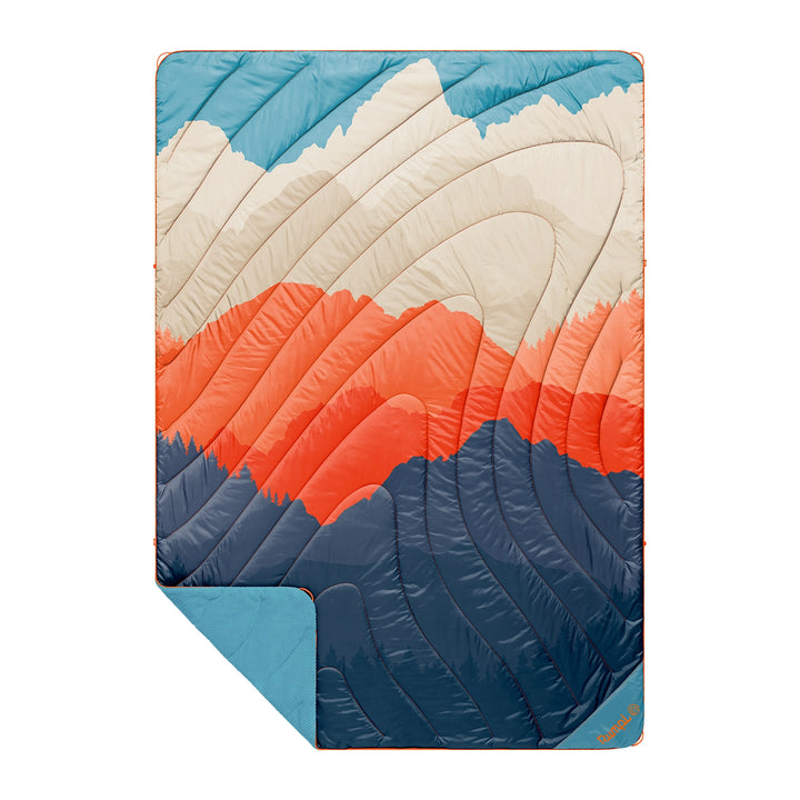 Rumpl Fleece Puffy Blanket 1P Teton Glow