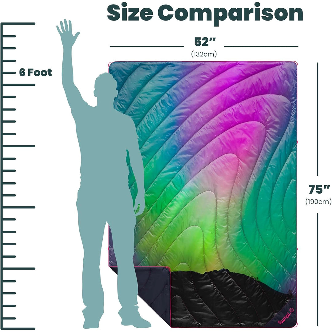 Rumpl Original Puffy Blanket 1P Northern Lights