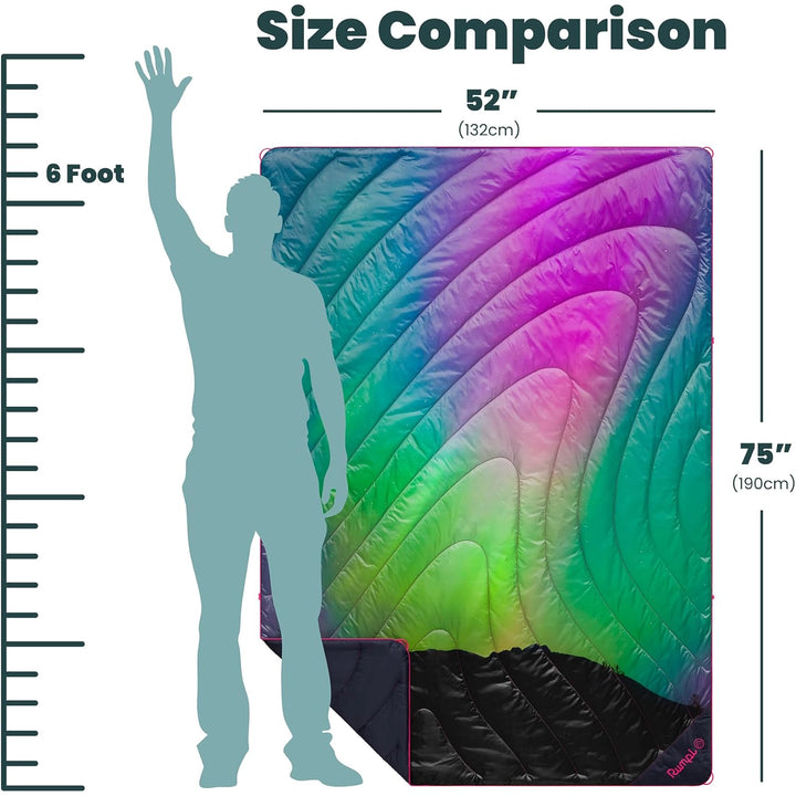 Rumpl Original Puffy Blanket 1P Northern Lights