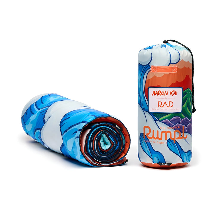Rumpl Original Puffy 1P Blanket - Hokusai Great Wave