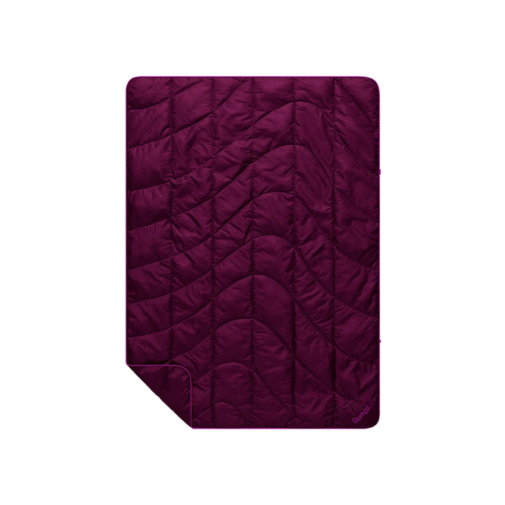 Rumpl Travel Puffy Blanket Plum