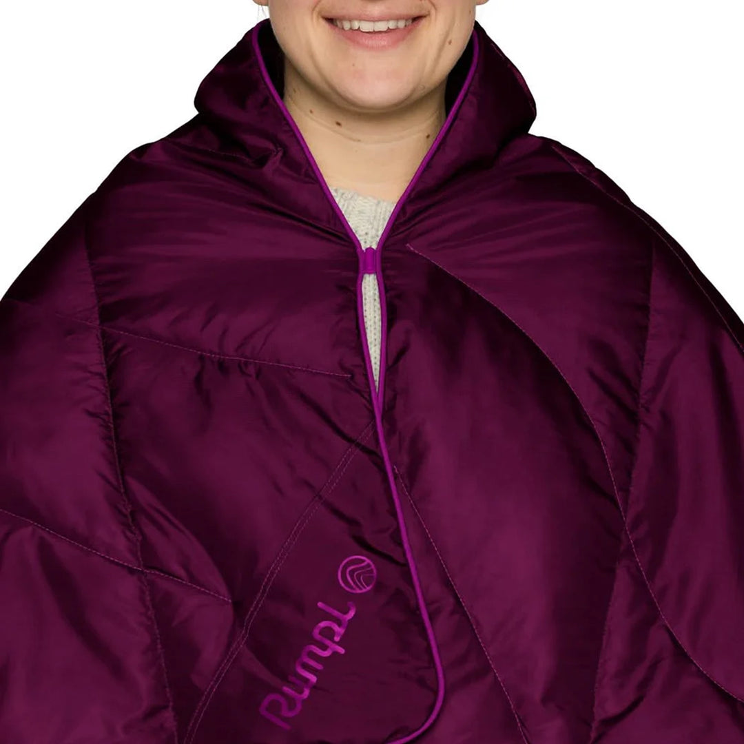 Rumpl Travel Puffy Blanket Plum