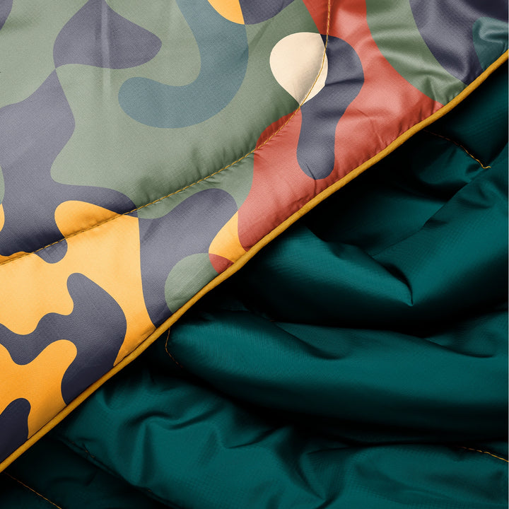 Rumpl Original Puffy Blanket 1P Rustic Abstraction