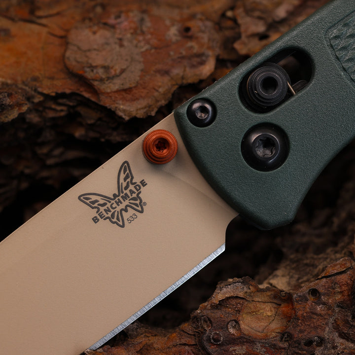 Benchmade Mini Bugout Taiga Green Grivory 533TN-2601