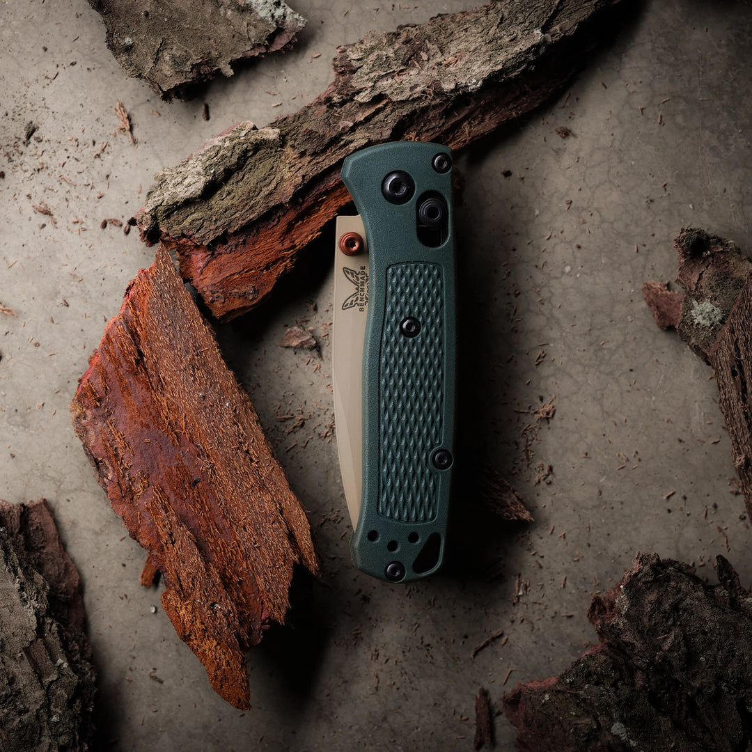 Benchmade Mini Bugout Taiga Green Grivory 533TN-2601