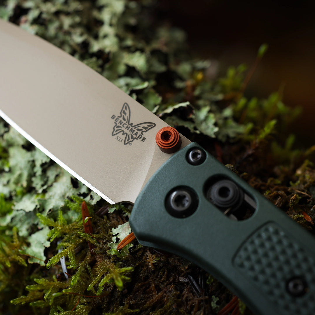 Benchmade Mini Bugout Taiga Green Grivory 533TN-2601