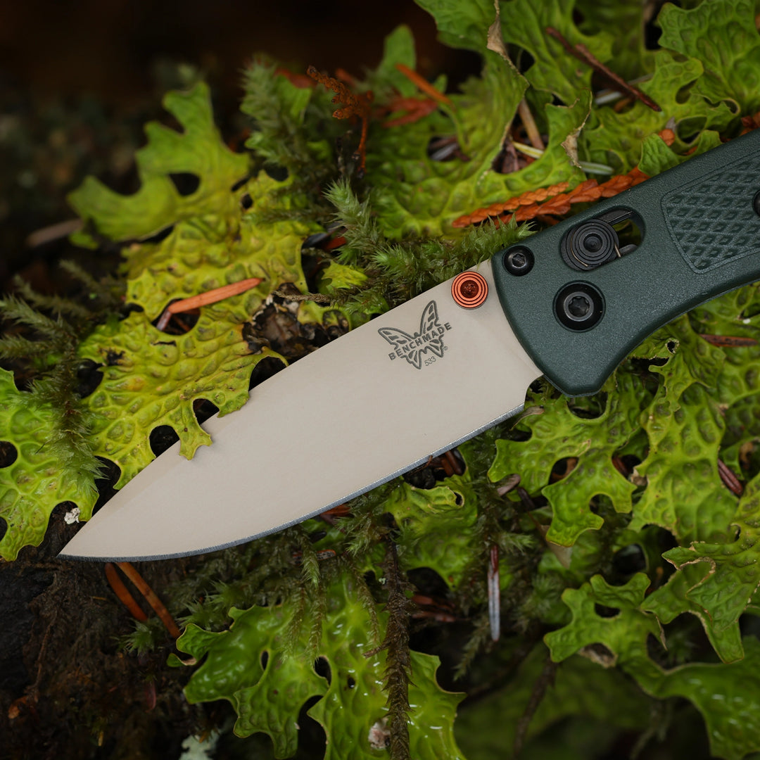 Benchmade Mini Bugout Taiga Green Grivory 533TN-2601