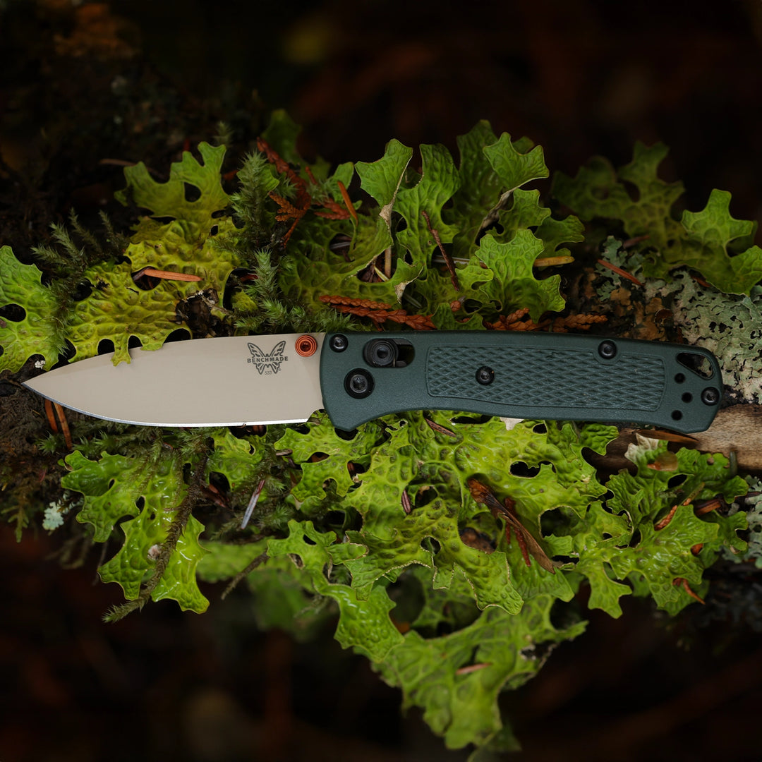Benchmade Mini Bugout Taiga Green Grivory 533TN-2601