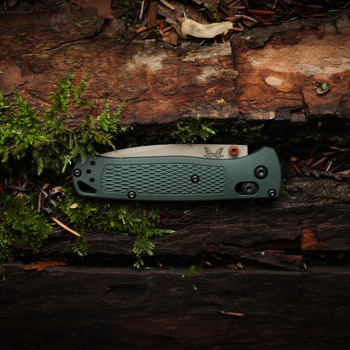 Benchmade Mini Bugout Taiga Green Grivory 533TN-2601