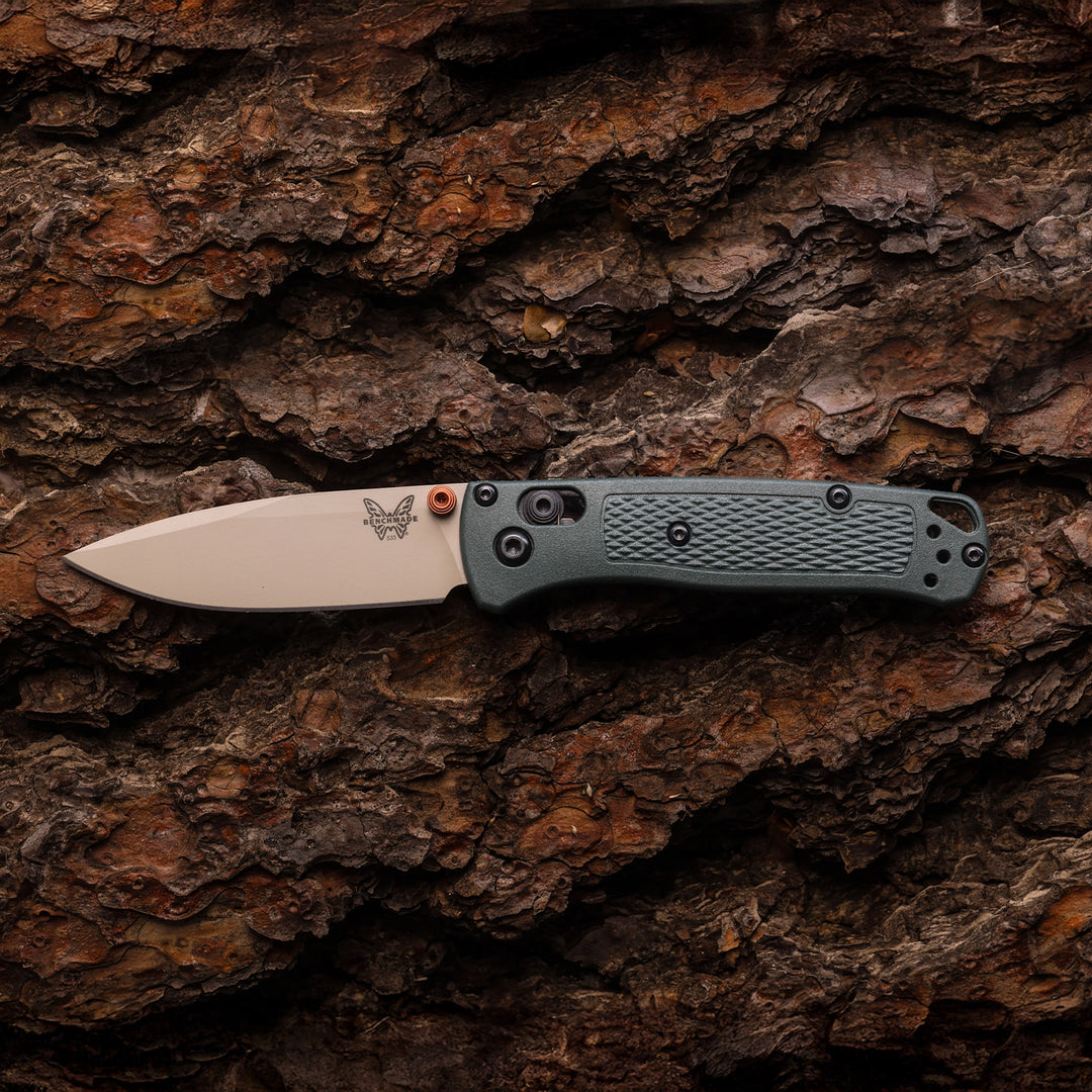 Benchmade Mini Bugout Taiga Green Grivory 533TN-2601