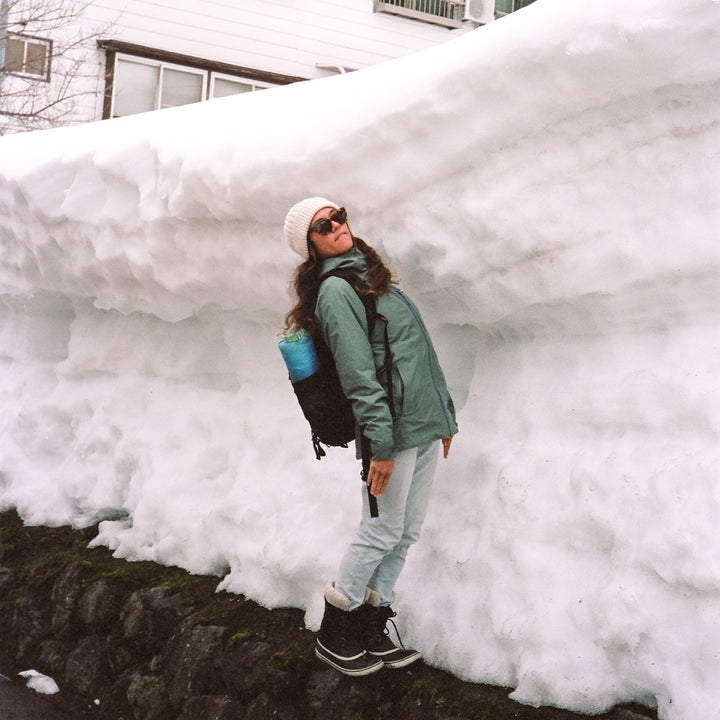 Rumpl Travel Puffy Blanket Burning Blue Fade