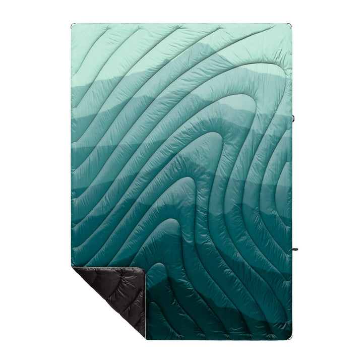 Rumpl Original Puffy 1P Blanket - Cascade Fade Green