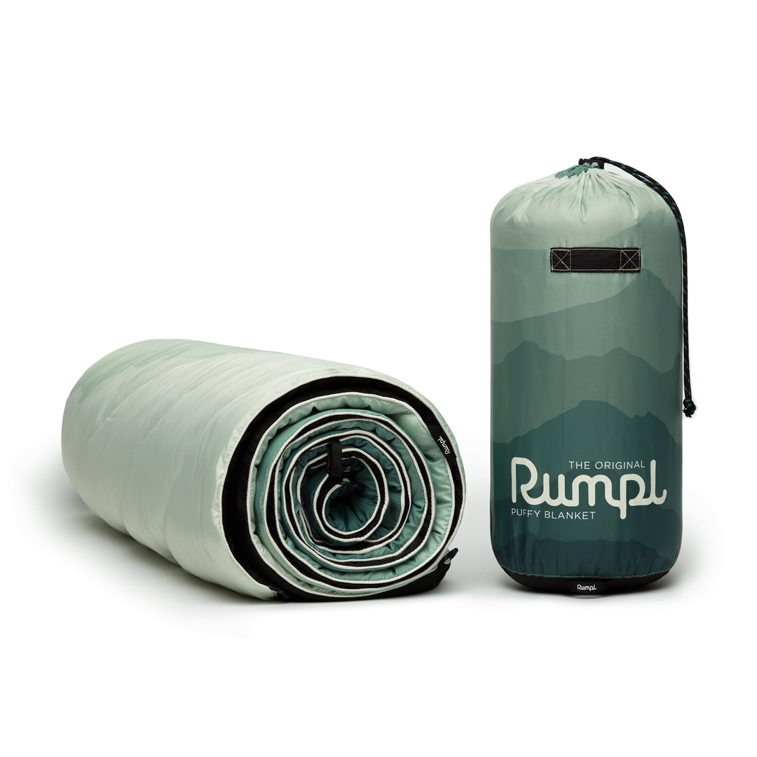 Rumpl Original Puffy 1P Blanket - Cascade Fade Green