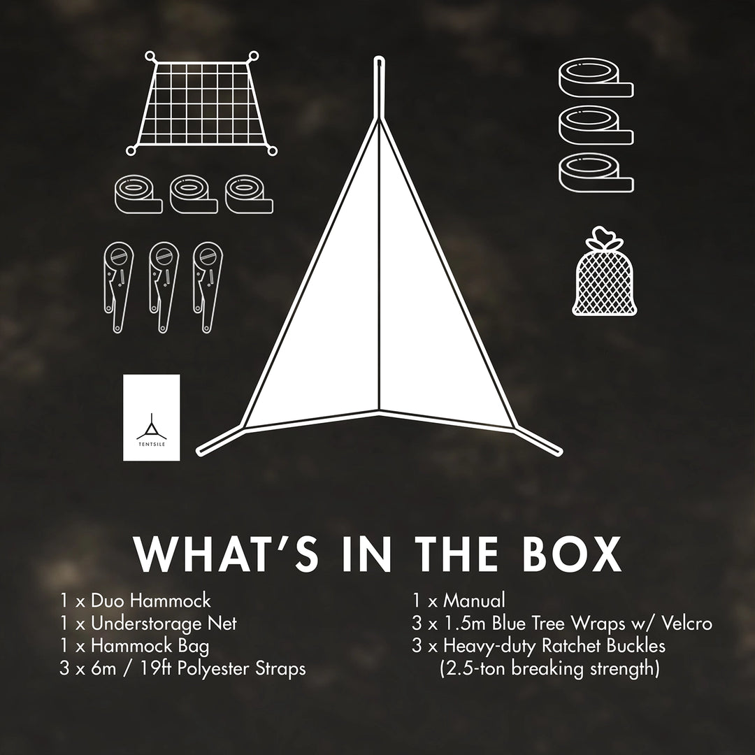 Tentsile Duo 2-Person Mesh Camping Hammock (3.0)