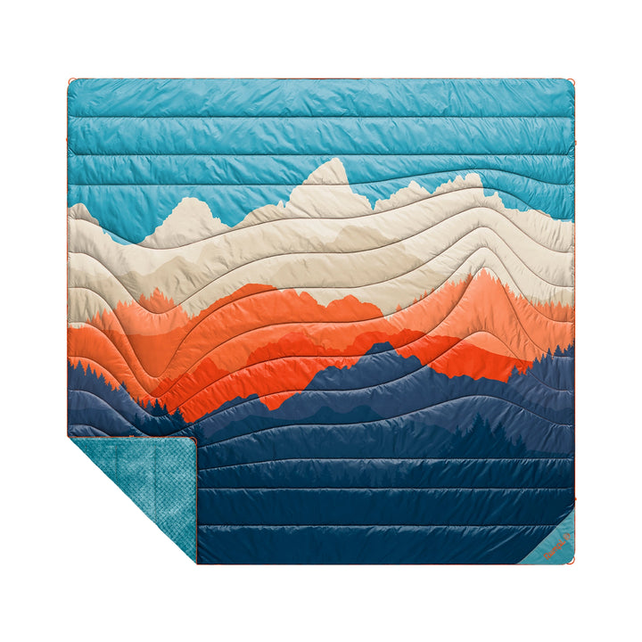 Rumpl Fleece Puffy Blanket 2P Teton Glow
