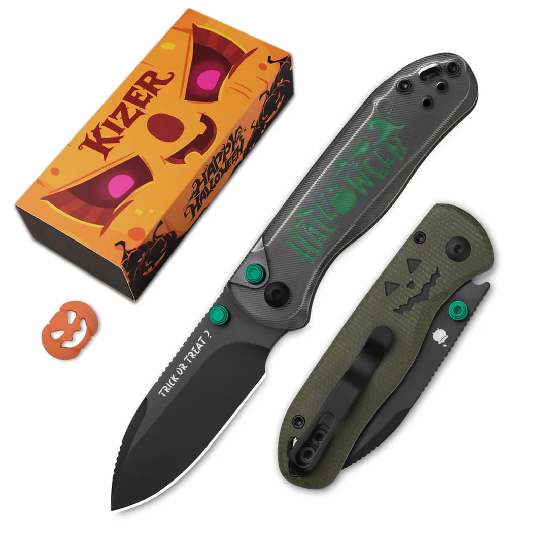 Kizer Drop Bear 2 Halloween Limited Edition Folding Knife
