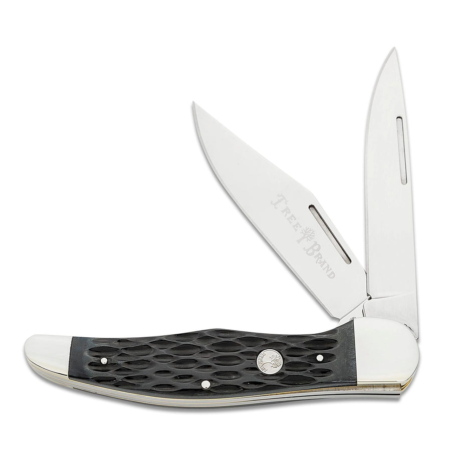 Boker Traditional Series 2.0 Folding Hunter D2 Satin Slipjoint Knife Bone