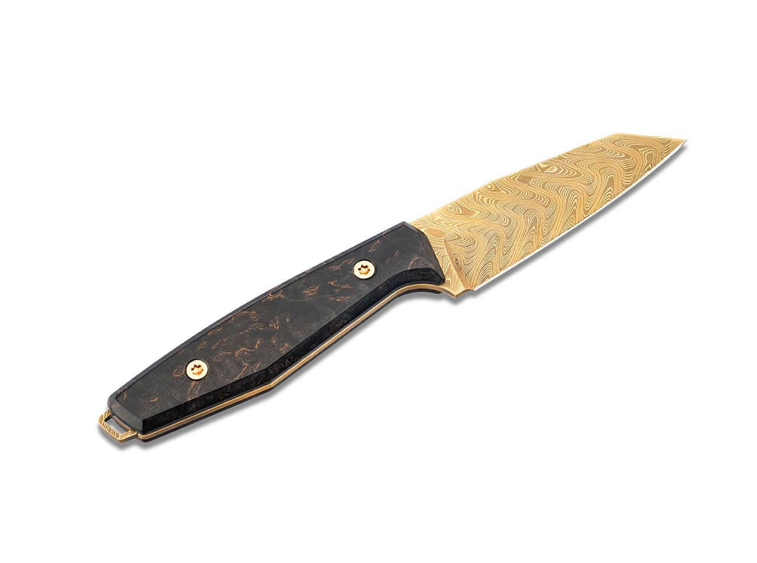 Boker Daily Knives AK1 Gold Damascus 122511DAM