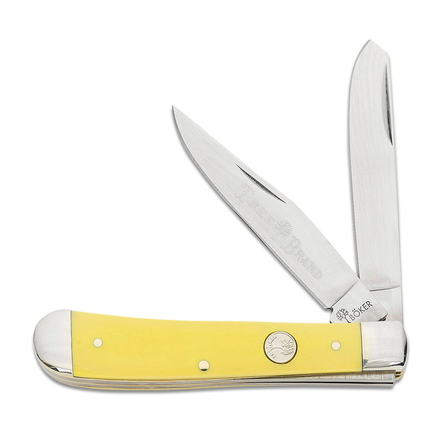 Boker Traditional Series 2.0 Trapper D2 Satin Slipjoint Knife Bone