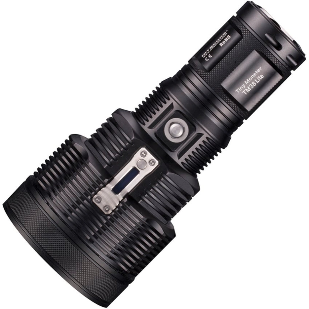 Nitecore TM38 Lite 1800 Lumen Long Throw LED Flashlight – Kaviso, LLC Nitecore TM38 Lite 1800 Lumen Long Throw LED Flashlight – Kaviso, LLC