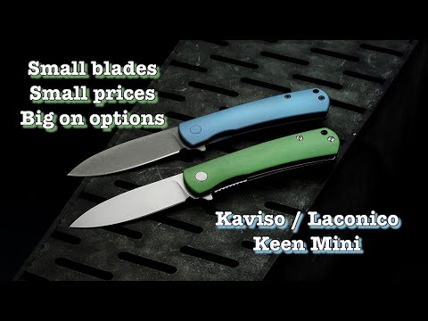 Kaviso x Laconico Keen Mini S35VN Frame Lock Folding Knife