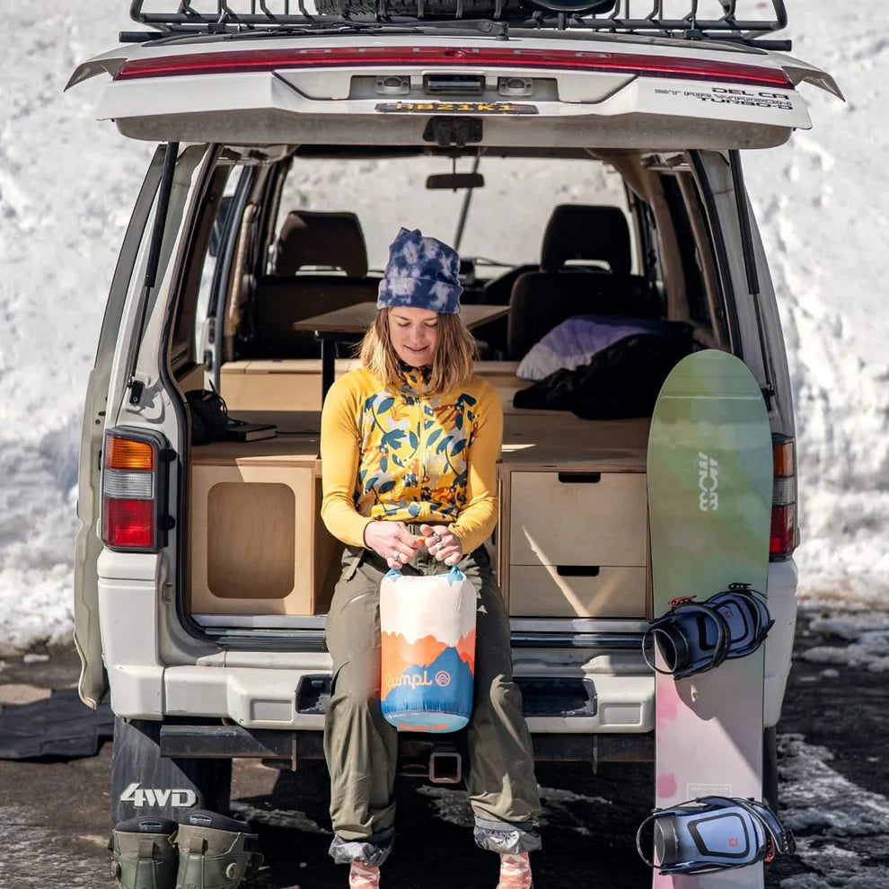 Rumpl Fleece Puffy Blanket 1P Teton Glow