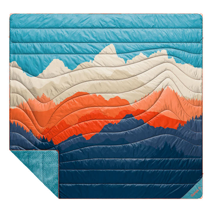 Rumpl Fleece Puffy Blanket 2P Teton Glow