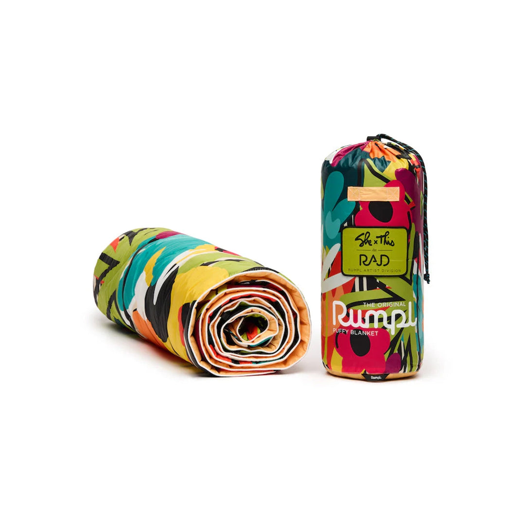 Rumpl Original Puffy 1P Blanket - Bolded Blossoms