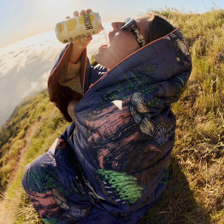 Rumpl Original Puffy Blanket 1P Forest Floor