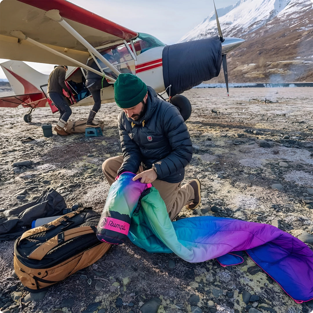 Rumpl Original Puffy Blanket 1P Northern Lights