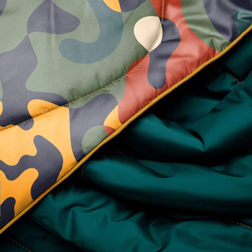 Rumpl Original Puffy Blanket 1P Rustic Abstraction