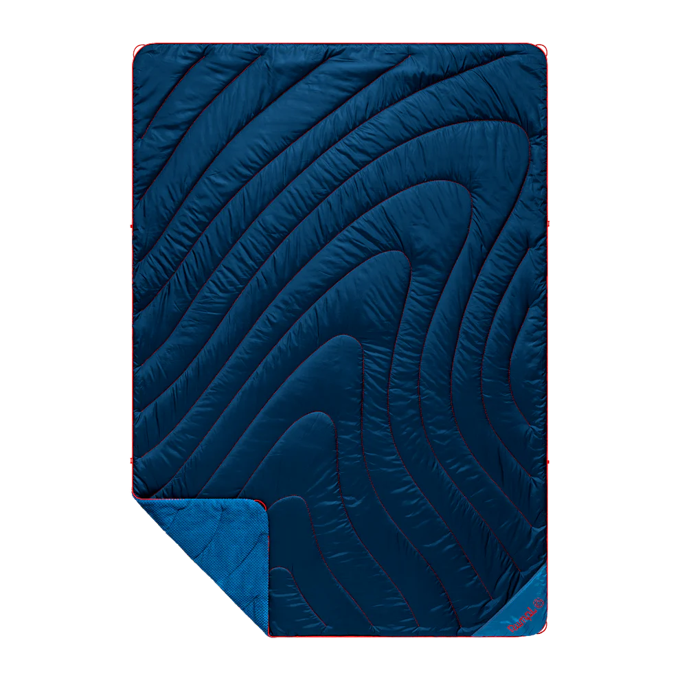 Rumpl Fleece Puffy Blanket 1P Deepwater