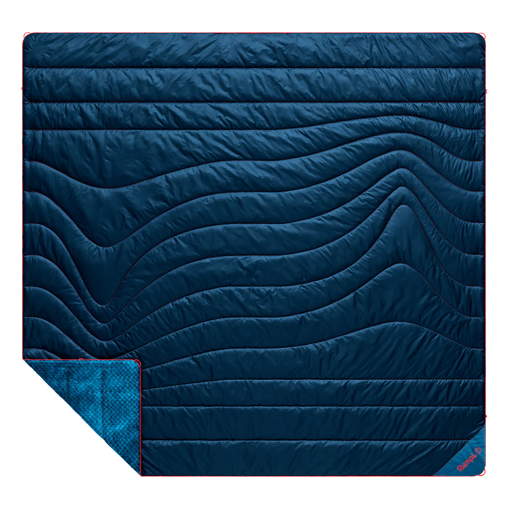 Rumpl Fleece Puffy Blanket 2P Deepwater