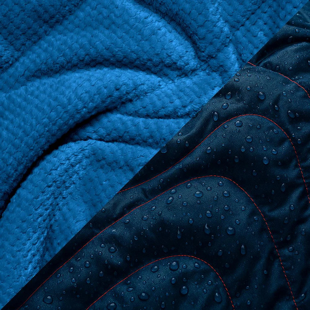 Rumpl Fleece Puffy Blanket 2P Deepwater