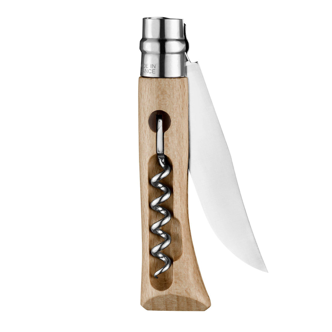 Opinel No10 Corkscrew Wine & Cheese Knife