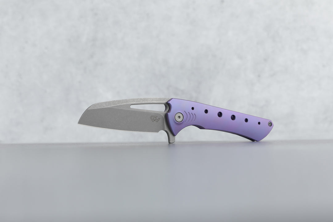 Drop + Gavko Nurse Titanium Frame Lock Knife