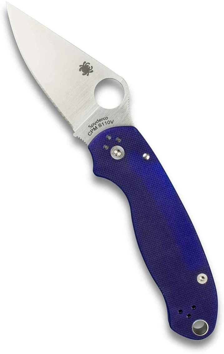 Spyderco Para 3 S110V Midnight Blue G10 - Open Box / Used