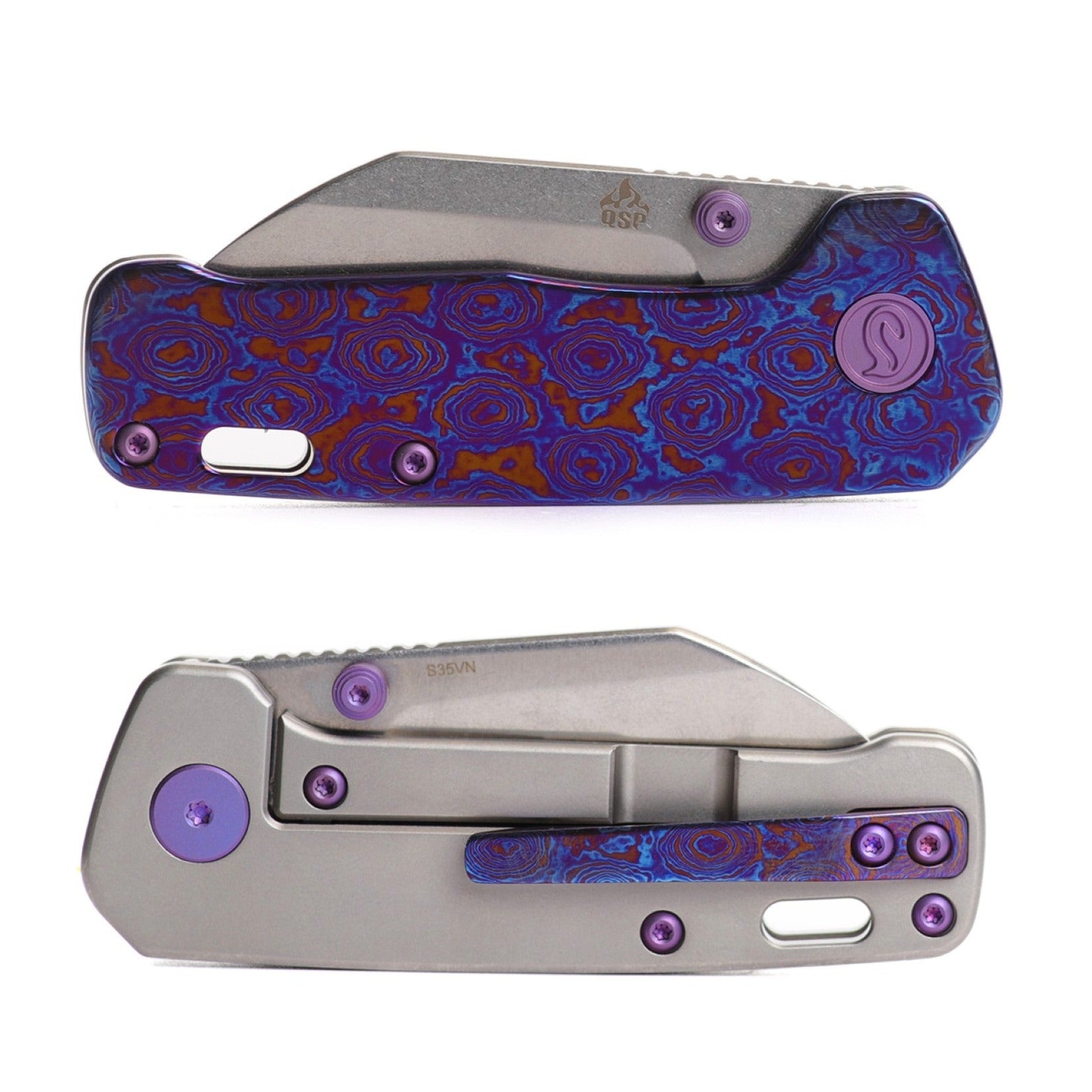 Kaviso x QSP Penguin Mini Titanium Frame Lock with S35VN – Kaviso, LLC