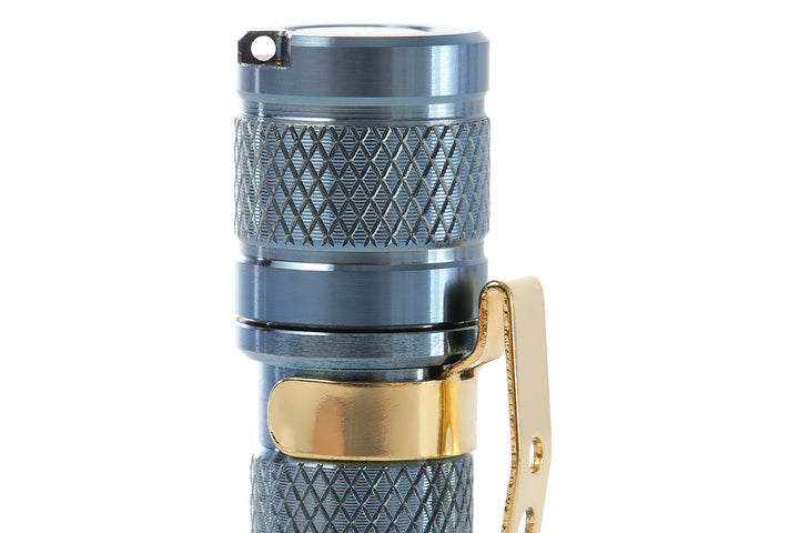 Drop Blue Titanium AAA Pocket Flashlight