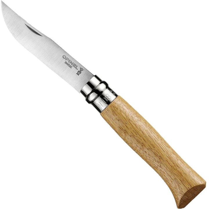 Opinel Stainless Steel Blade Oak Handle
