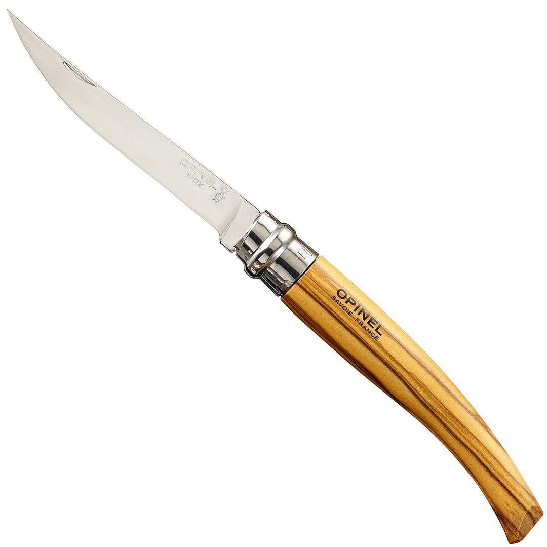 Opinel No10 Slim Knife Olivewood Handle