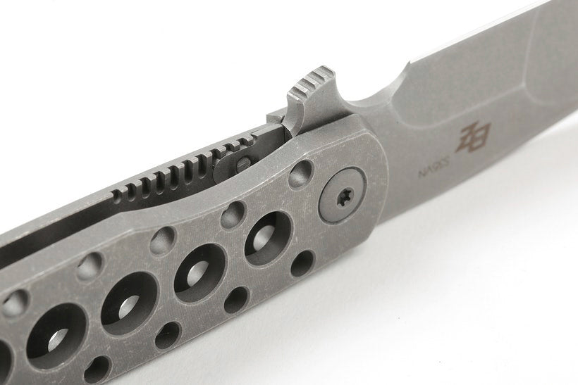 Drop + Brad Zinker Dogtooth Frame Lock Knife