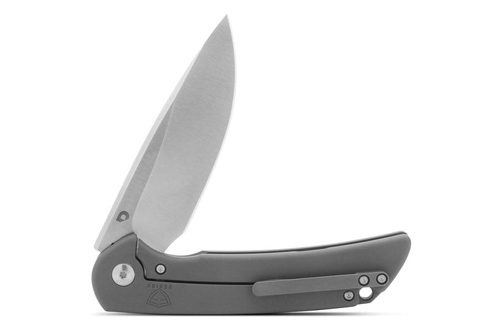 Drop + Ferrum Forge Crux S35VN Folding Knife - Open Box / Used